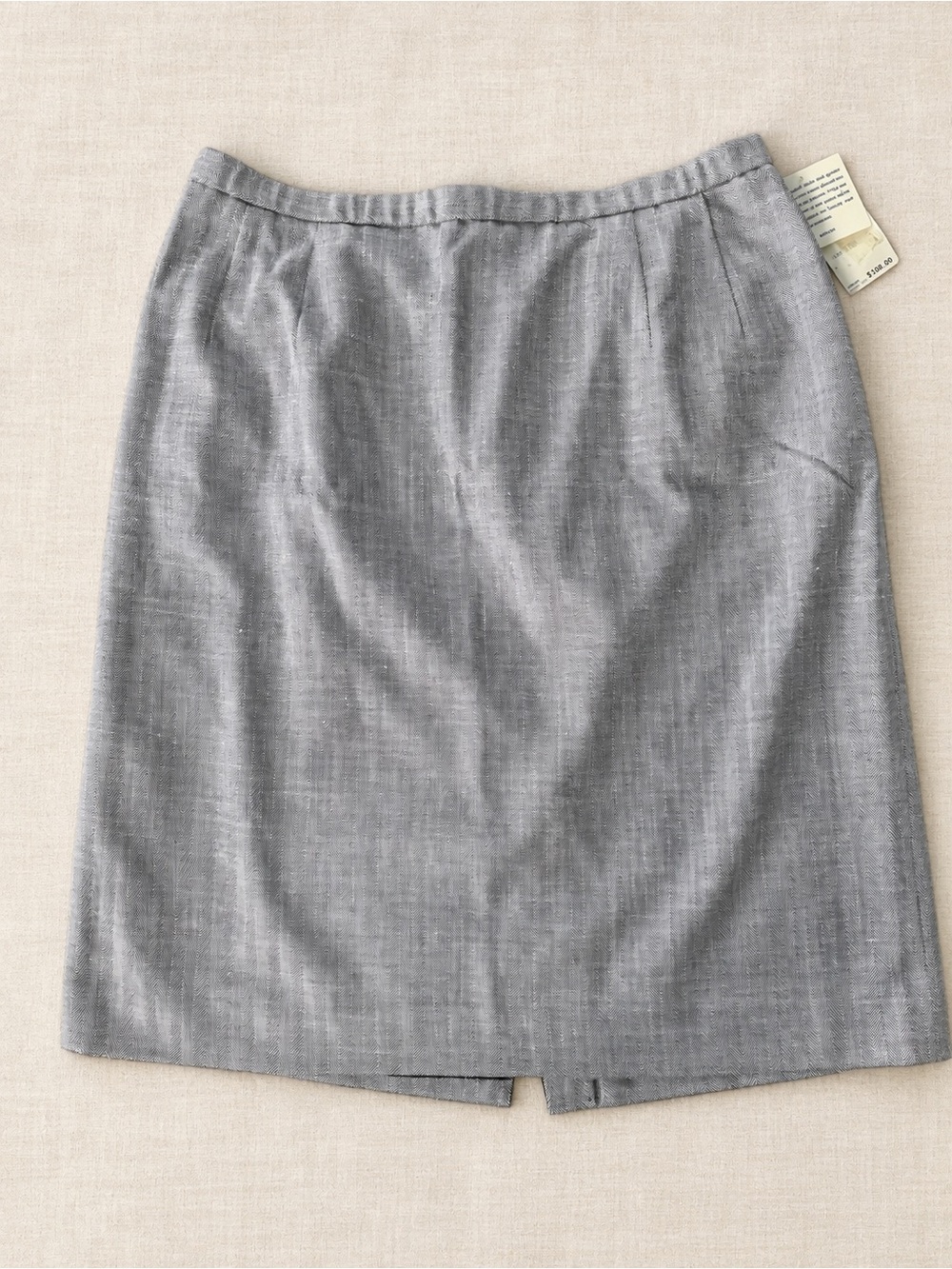 Pendleton Gray Pencil Skirt - Classic Tailored Silhouette
